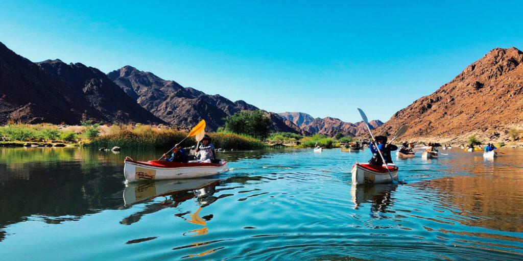Canoeing in Orange River