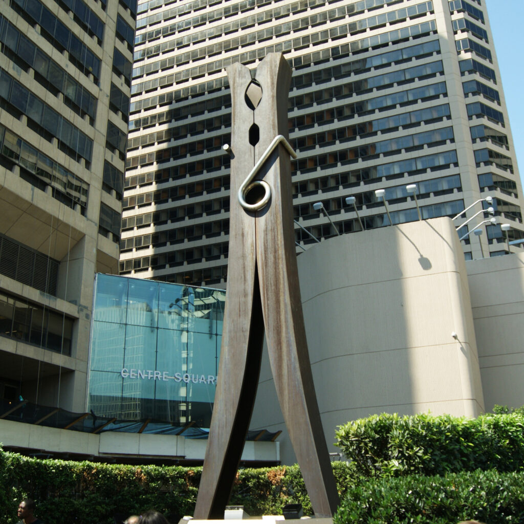 Giant Clothespin Sculpture