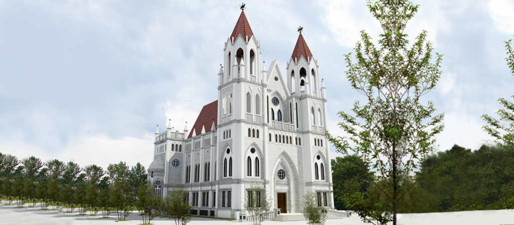 Impressive cathedral in Bata