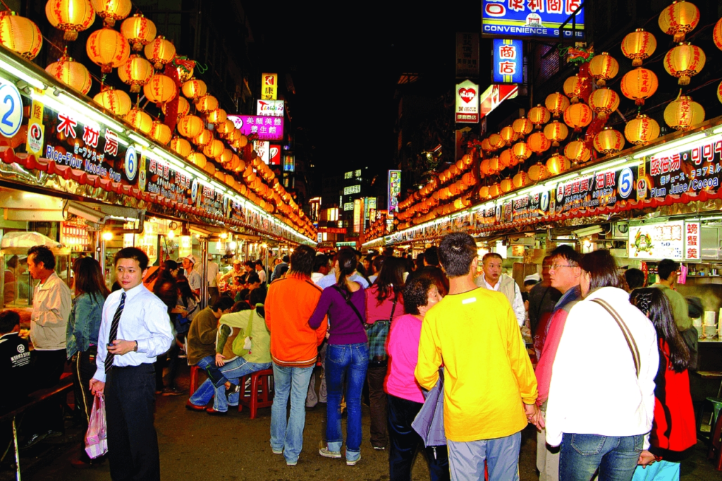 Miaokou Night Market in Keelung