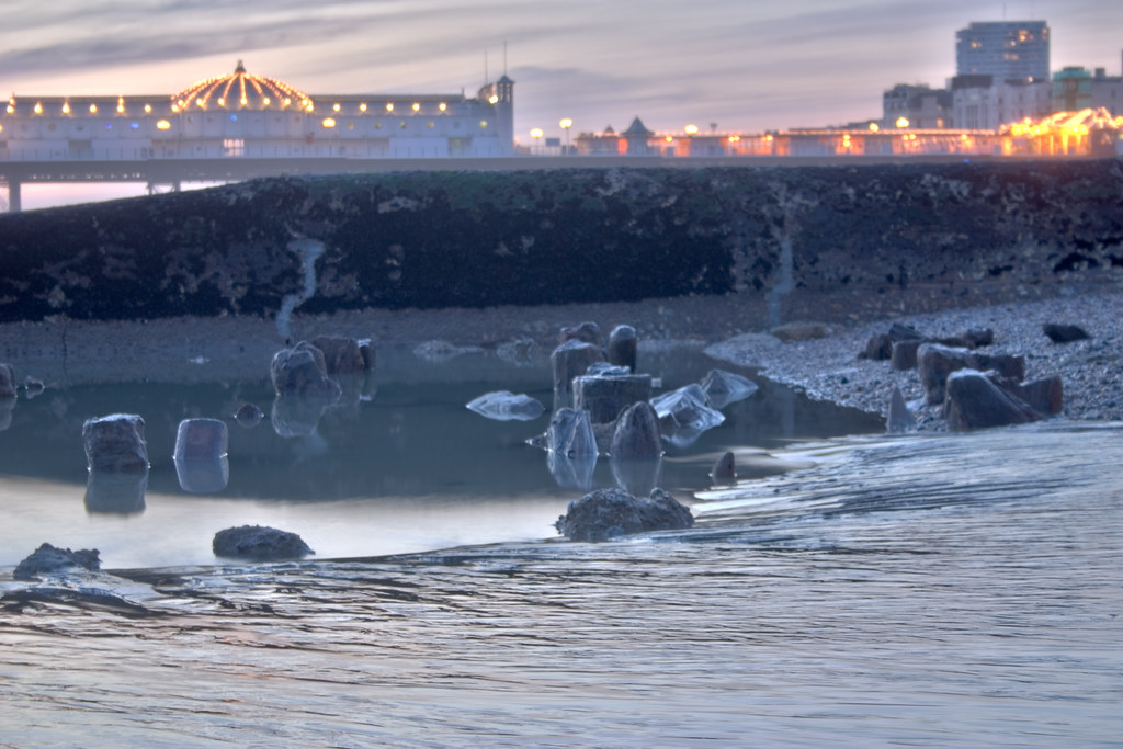 Remains of the Royal Suspension Chain Pier