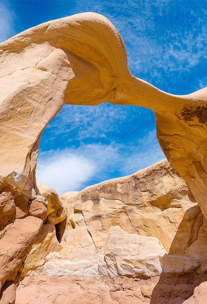 Scenic park with unique rock formations