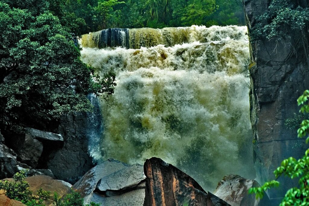 Stunning waterfalls near Banfora