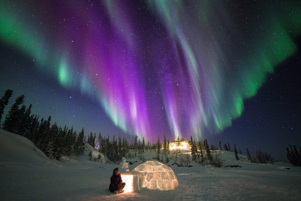 The Arctic Circle and the Northern Lights