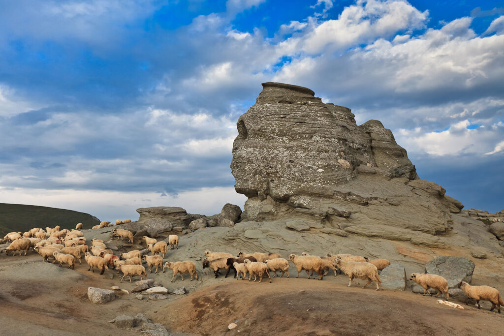 The Sphinx in the Bucegi Mountains