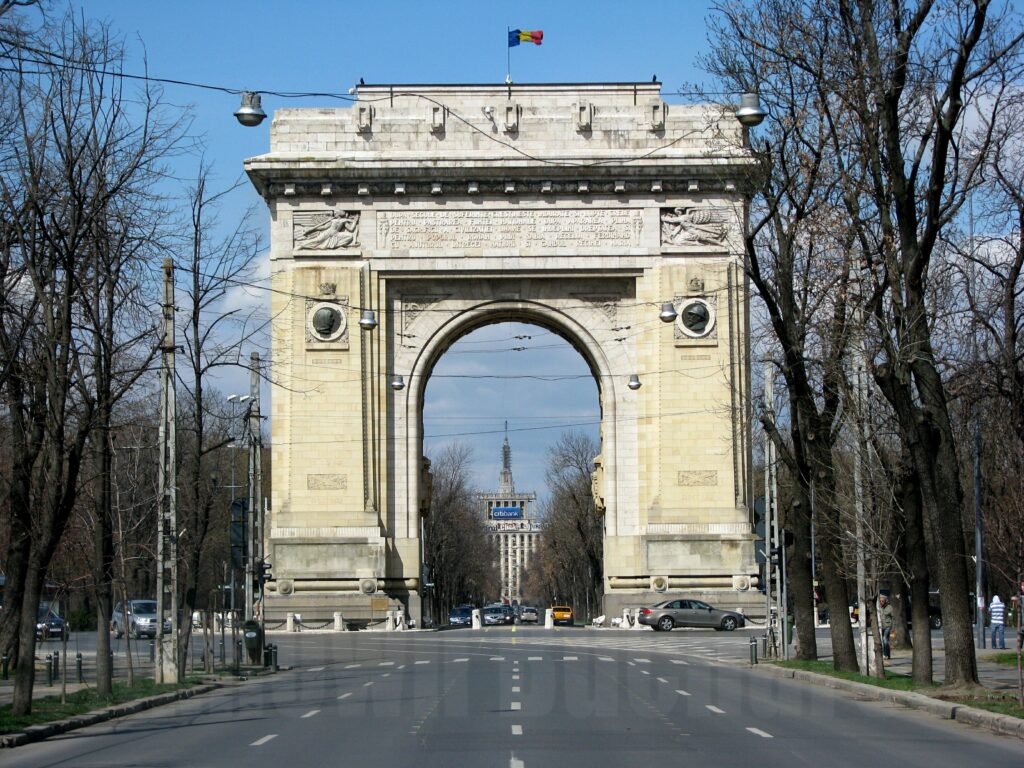 The Arch Of Triumph In Bucharest